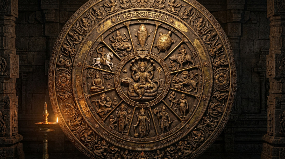 The 10 Avatars of Lord Vishnu (Dashavatara)