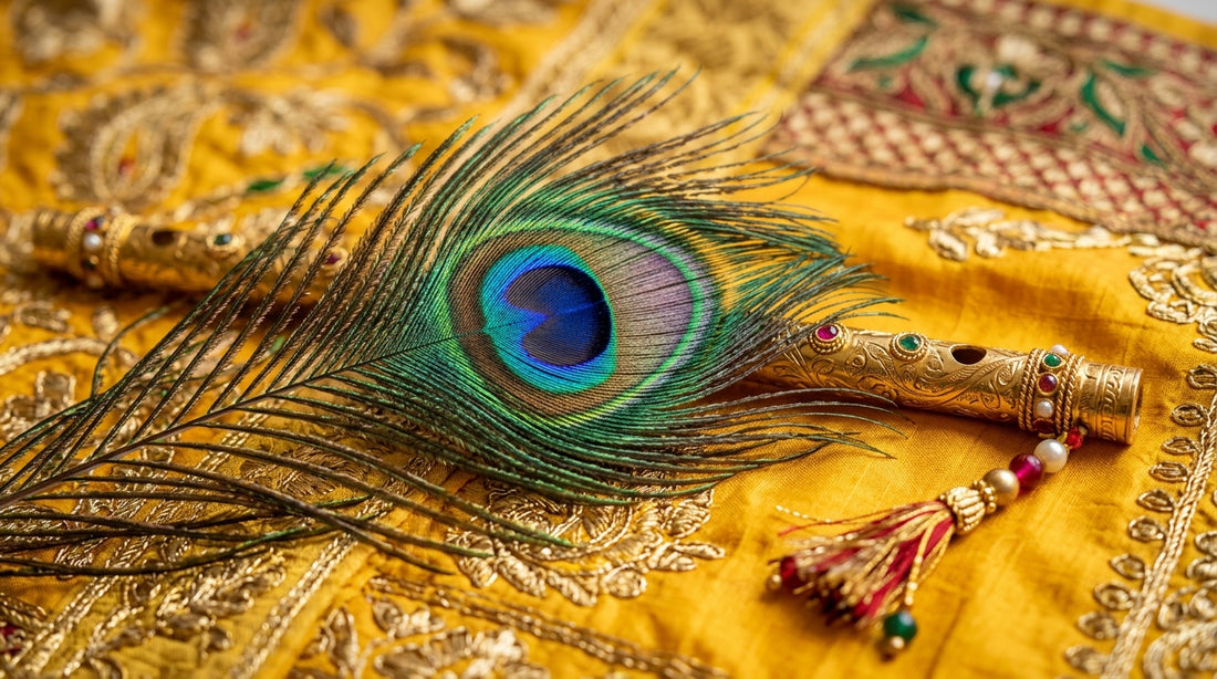 The Symbolism of the Peacock Feather in Lord Krishna's Crown