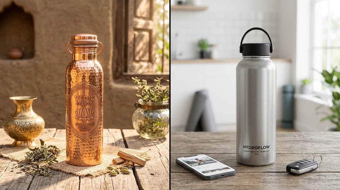Copper vs. Steel: Why Ayurveda Recommends Copper for Daily Hydration
