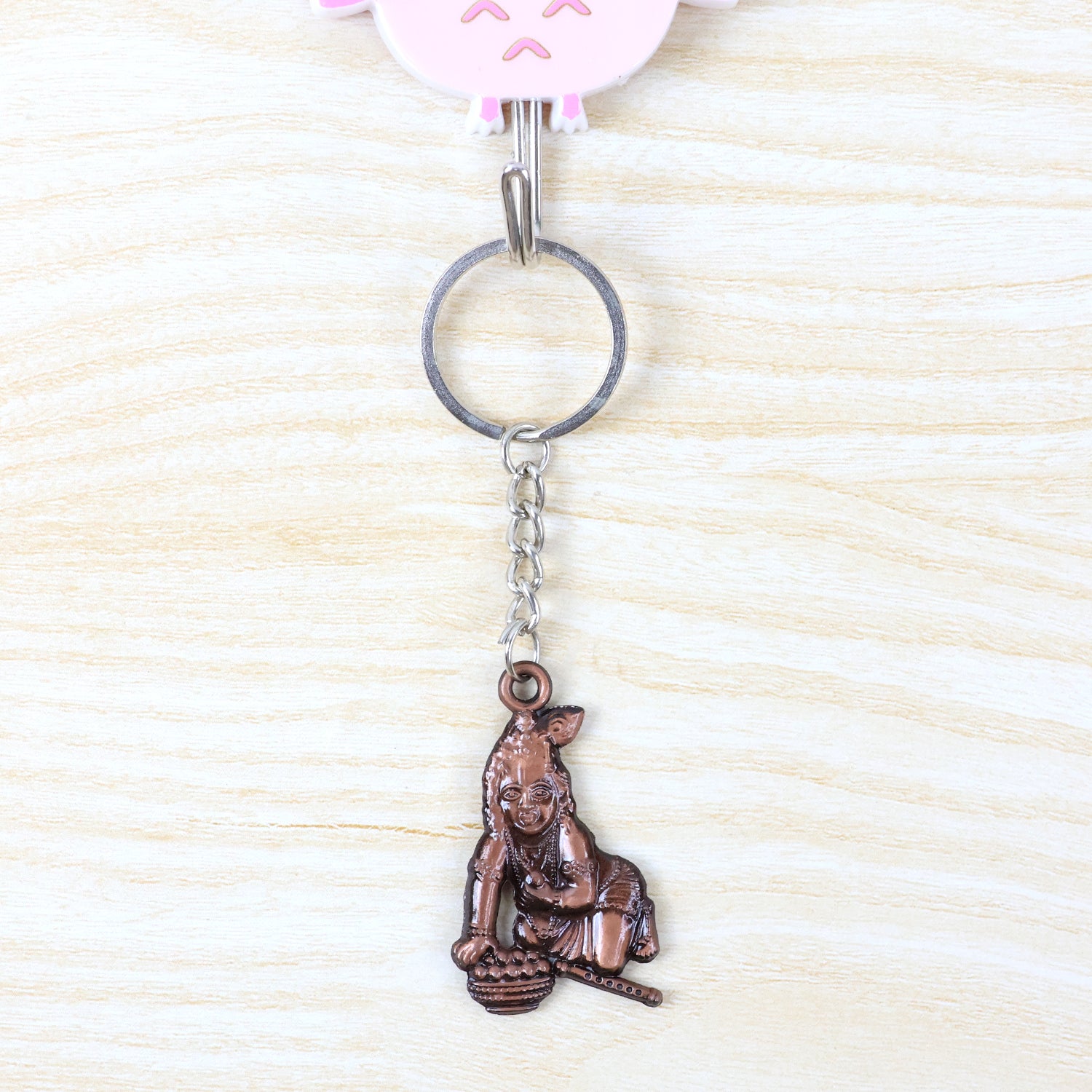Bal Krishna Crawling Design Keychain (1 Pc)