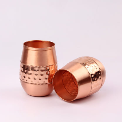 Vedic Copper Glass