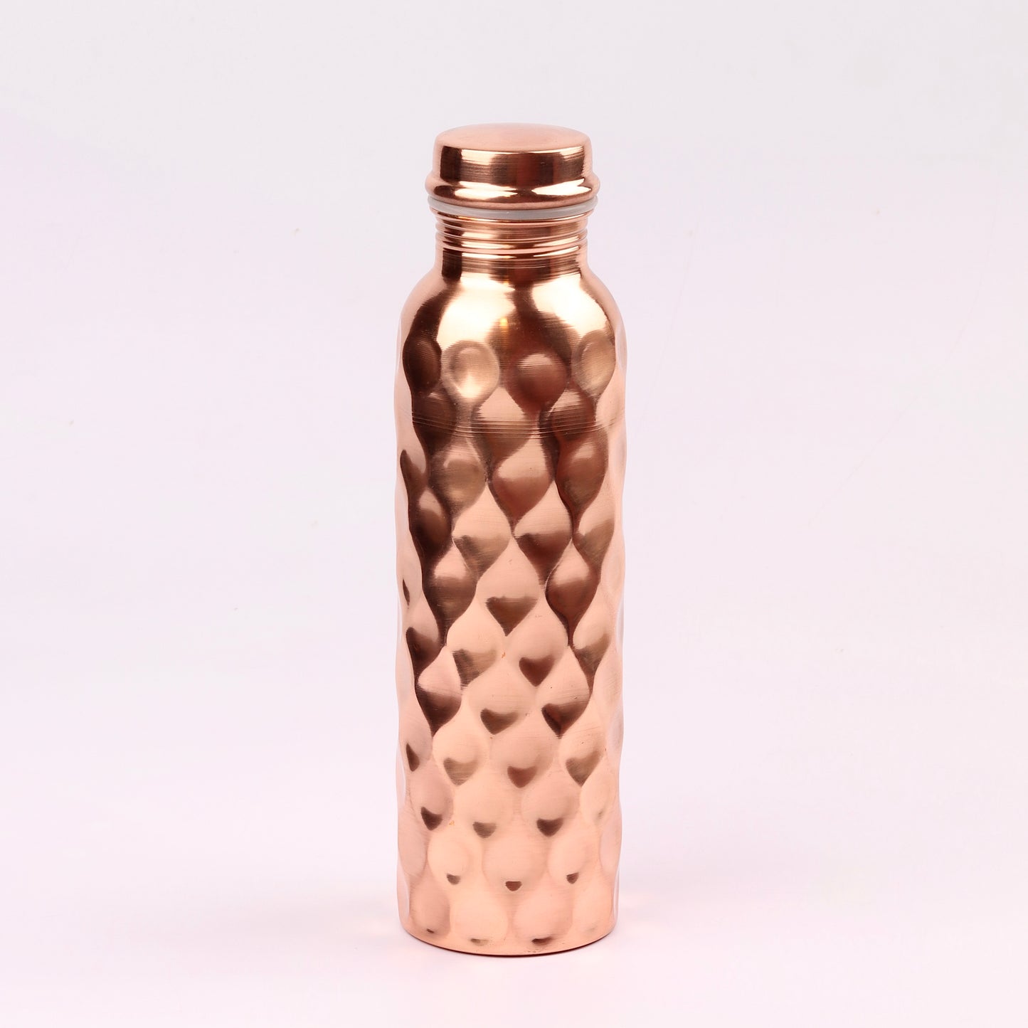 Vedic Copper Diamond Bottle - 1 Litre