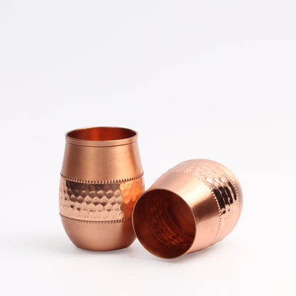 Copper Bedside Jar Set