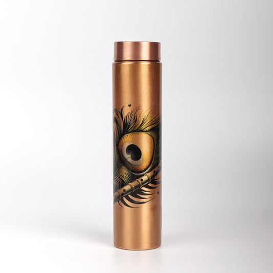 Morpankh copper vedic water bottle.