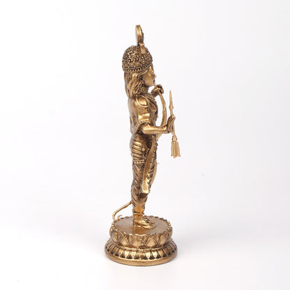 Ram Ji Murti Elegant Lord Ram Murti With Bow And Arrow - 4-inch Handcrafted Statue