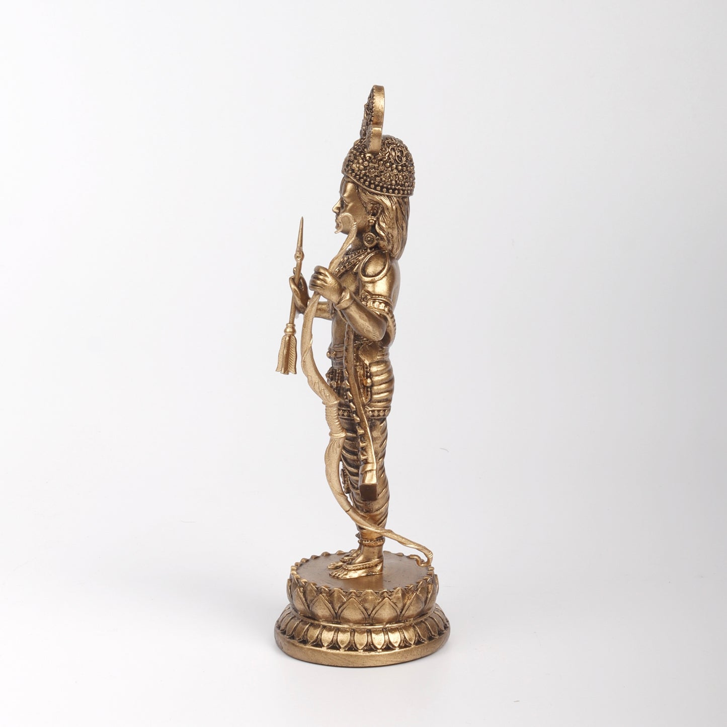 Ram Ji Murti Elegant Lord Ram Murti With Bow And Arrow - 4-inch Handcrafted Statue